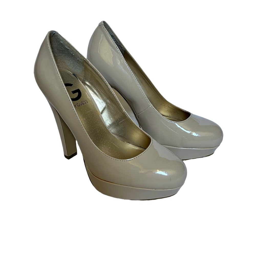 Guess Verna Patent Platform Pumps